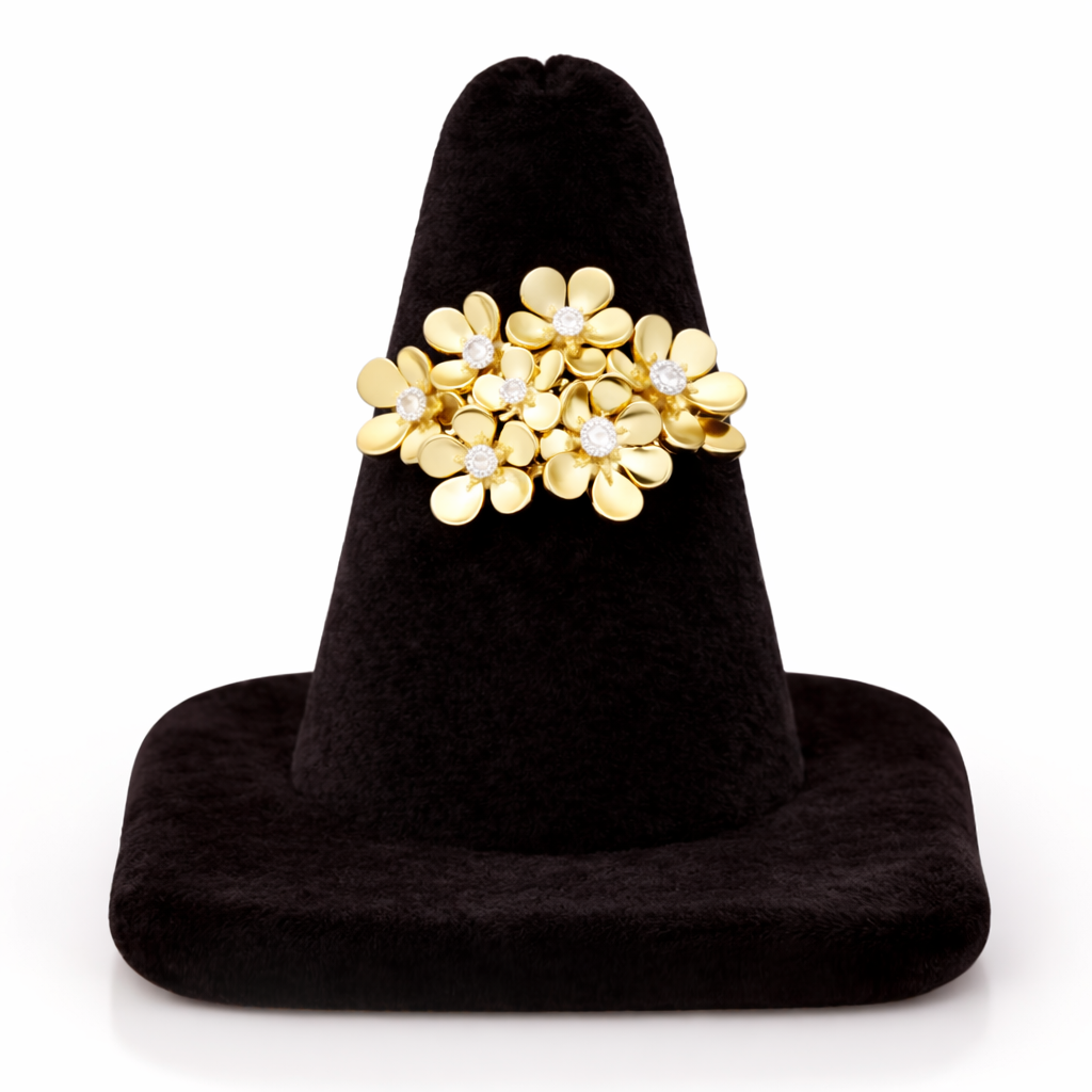 Van Cleef & Arpels Frivole, 8 Flowers Ring