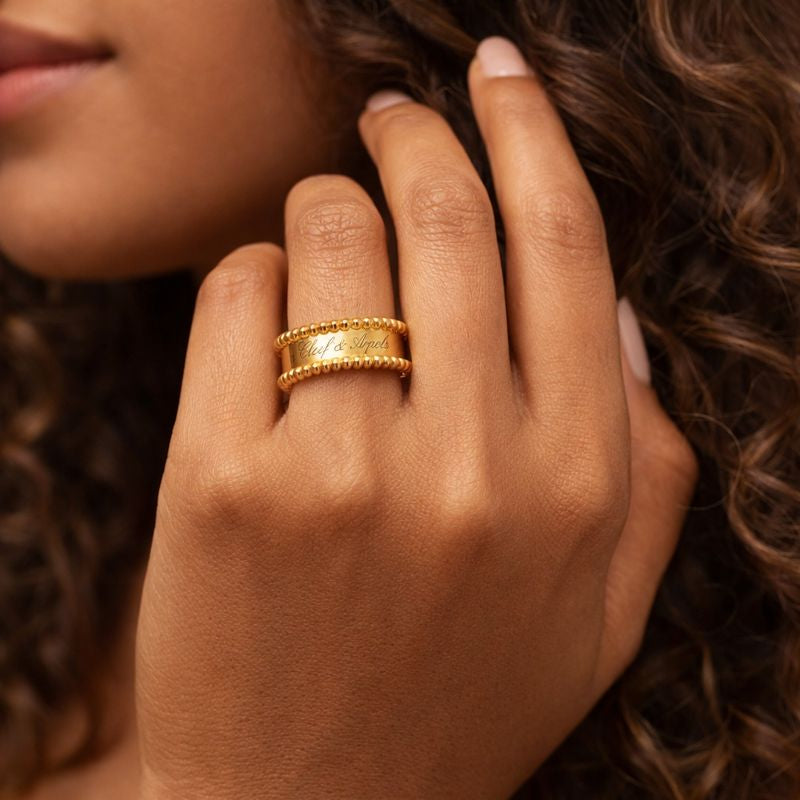 Van Cleef and Arpels Perlee Signature Ring