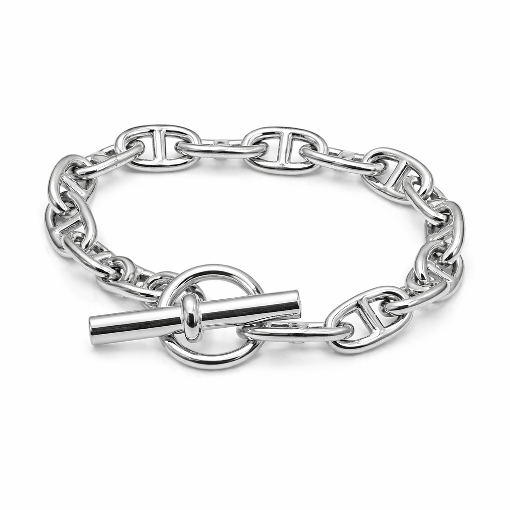Vintage Hermès Chaine d'ancre bracelet, large model – FabOn5th.com