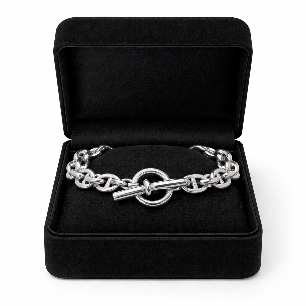 Vintage Hermès Chaine d'ancre bracelet, large model – FabOn5th.com