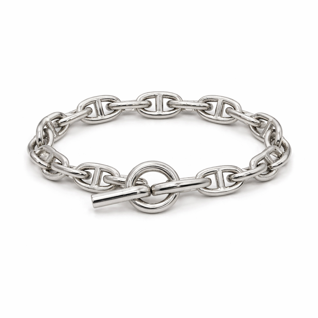 Vintage Hermès Chaine d'ancre bracelet, large model – FabOn5th.com