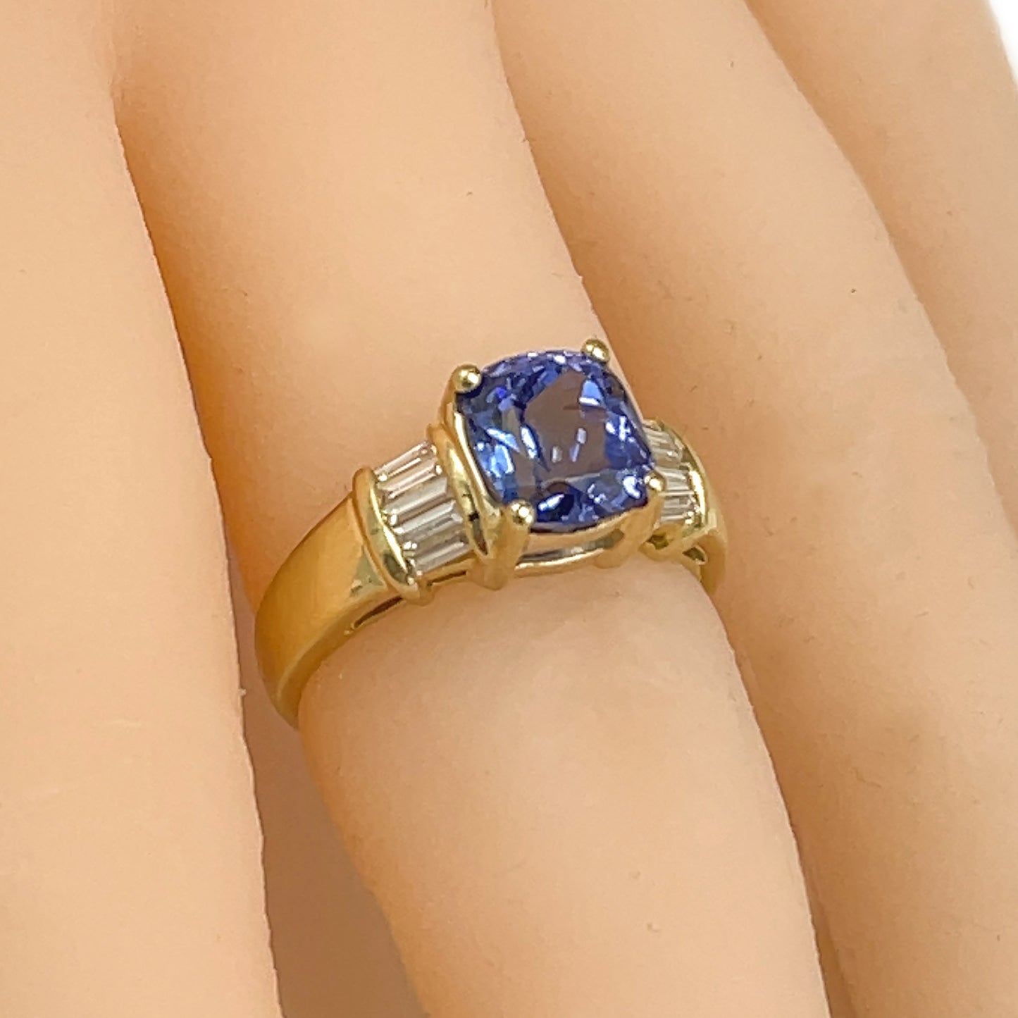 Brilliant Sapphire and Diamond Ring