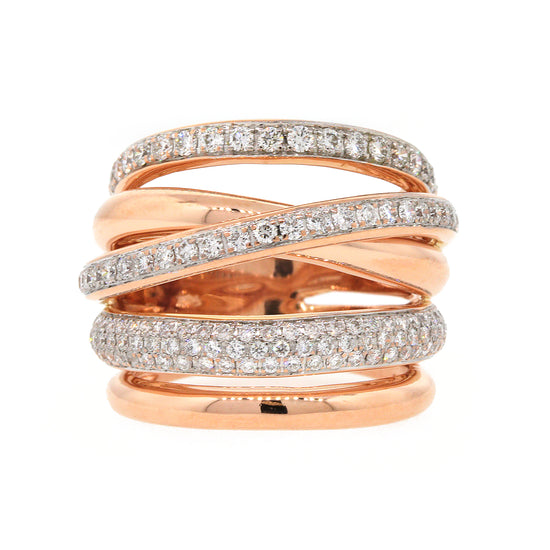 Load image into Gallery viewer, Multi-Row Diamond Band Ring
