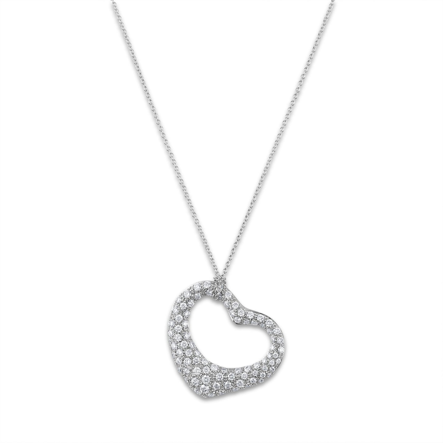 Tiffany & Co. | Jewelry | Tiffany Co Elsa Peretti Open Heart Necklace |  Poshmark