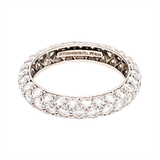 Load image into Gallery viewer, Tiffany and Co. Platinum Etoile Diamond Ring
