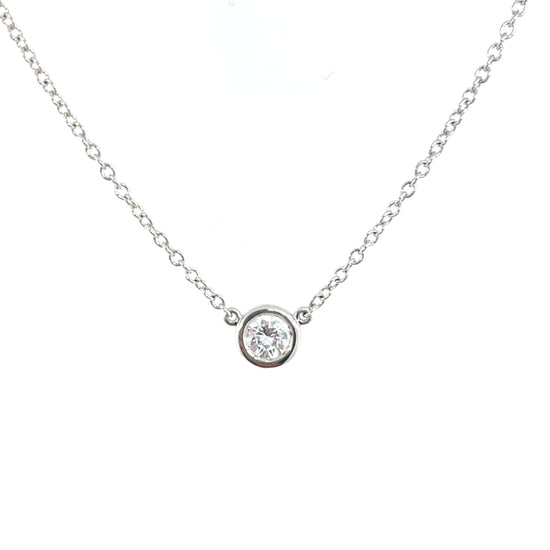 0.60 Carat Single Diamond Pendant