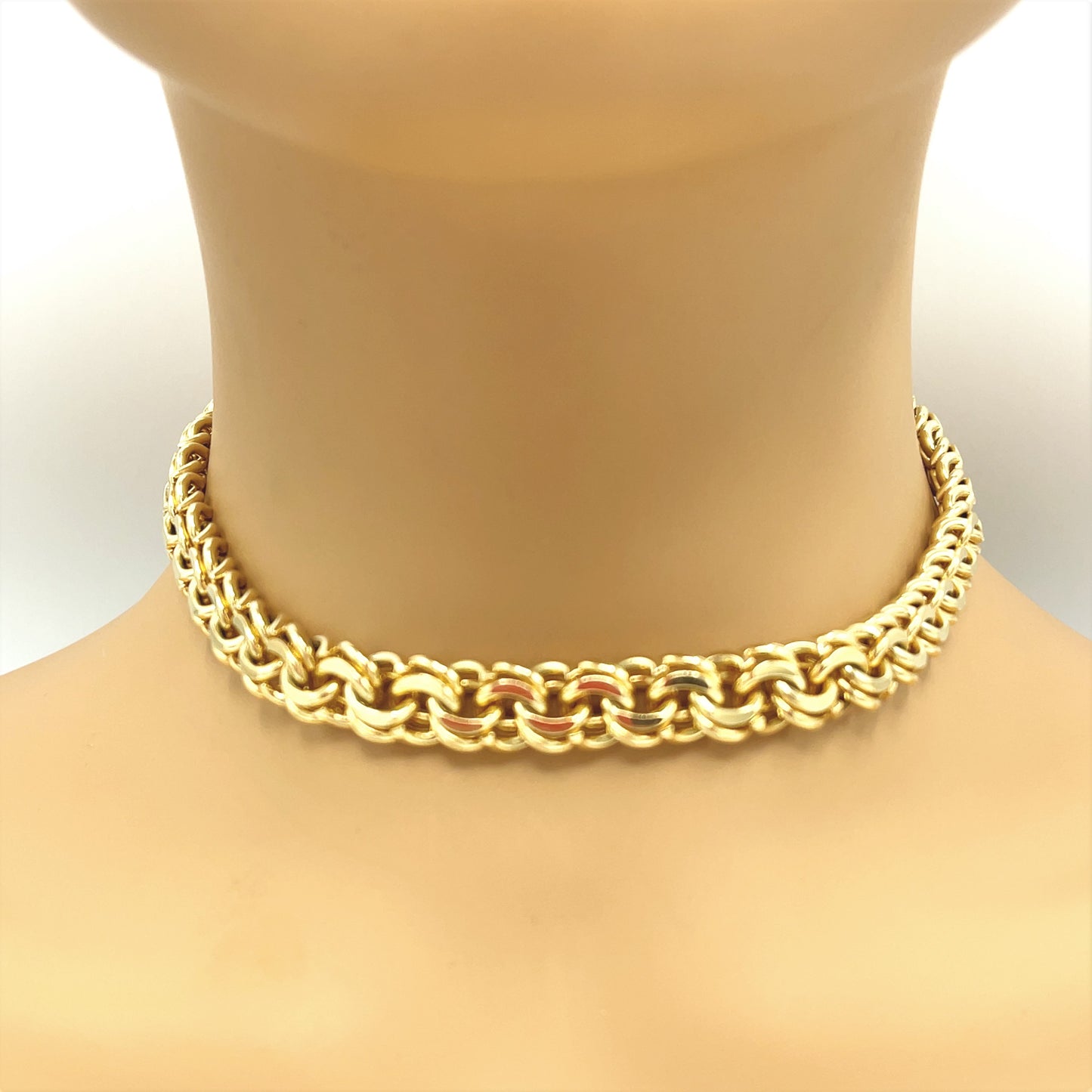 Tiffany and Co. 10 mm wide Chain Link Necklace
