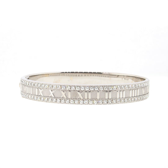 Tiffany &  Co. Vintage Atlas Diamond Bangle Bracelet