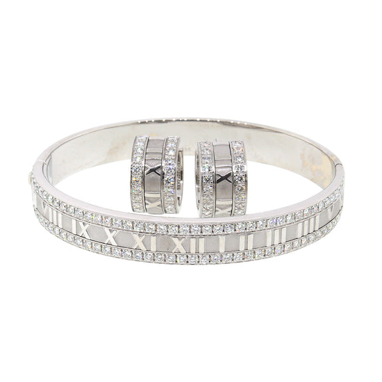 Tiffany &  Co. Vintage Atlas Diamond Earrings