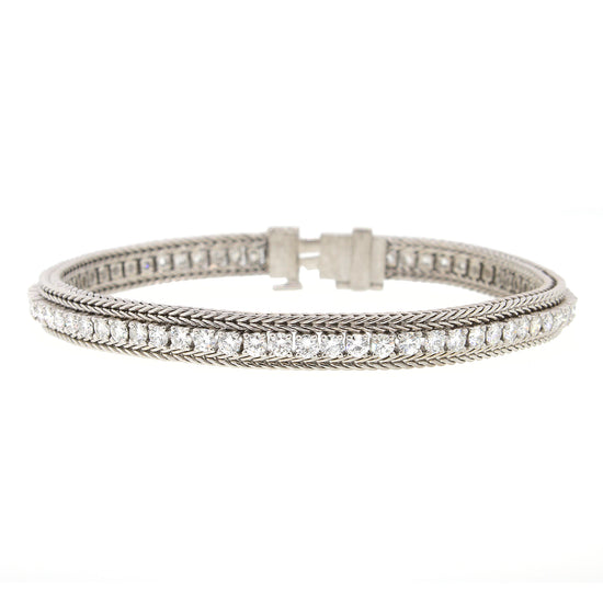 Estate Diamond Line Bracelet