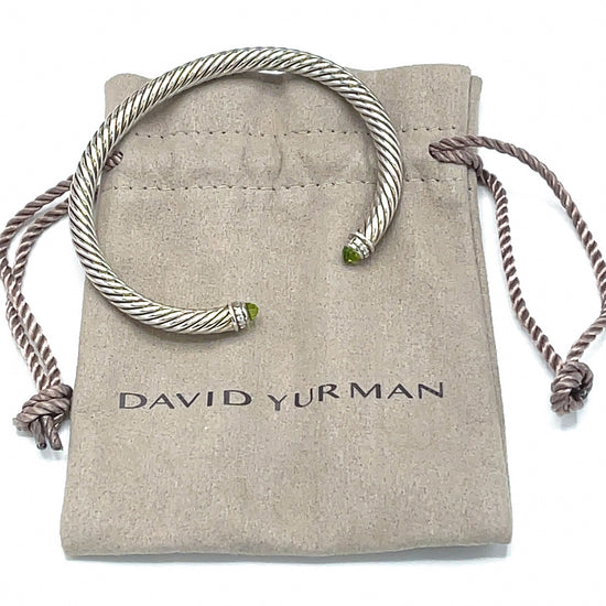 Load image into Gallery viewer, David Yurman Cable Classics Bracelet with Peridot
