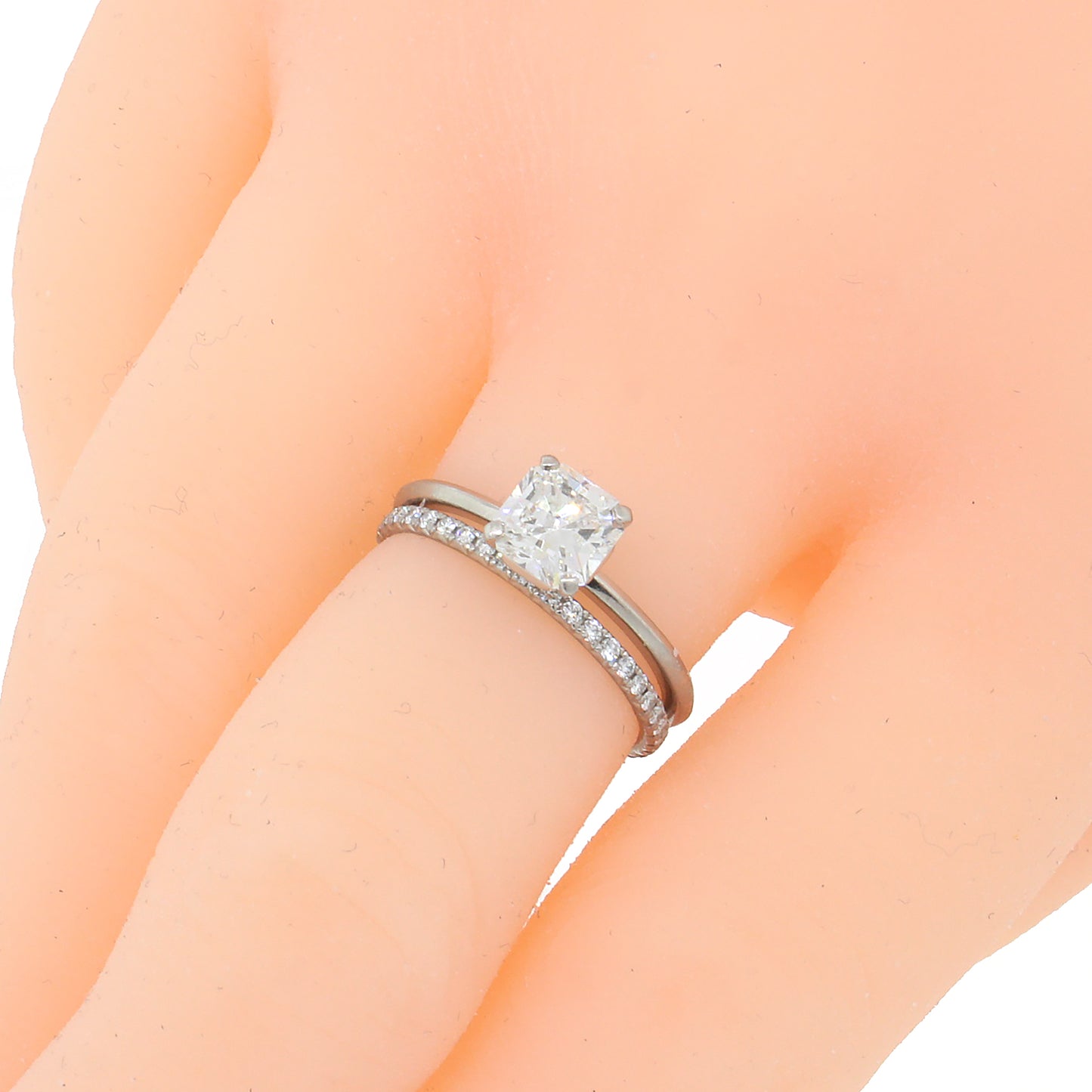 Tiffany & Co. Contemporary 2.02 CTW Diamond Platinum Harmony Engagement Ring  | Wilson's Estate Jewelry