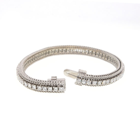 Estate Diamond Line Bracelet