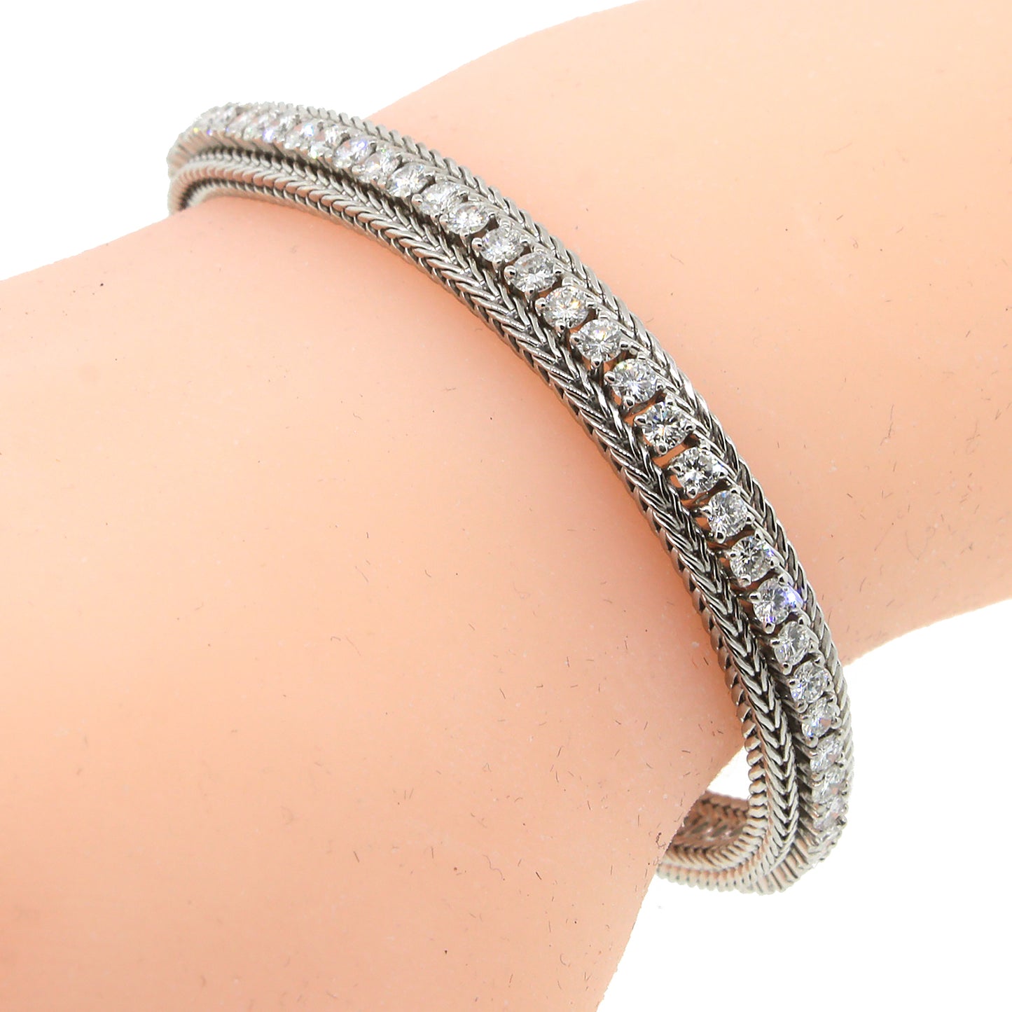 Estate Diamond Line Bracelet