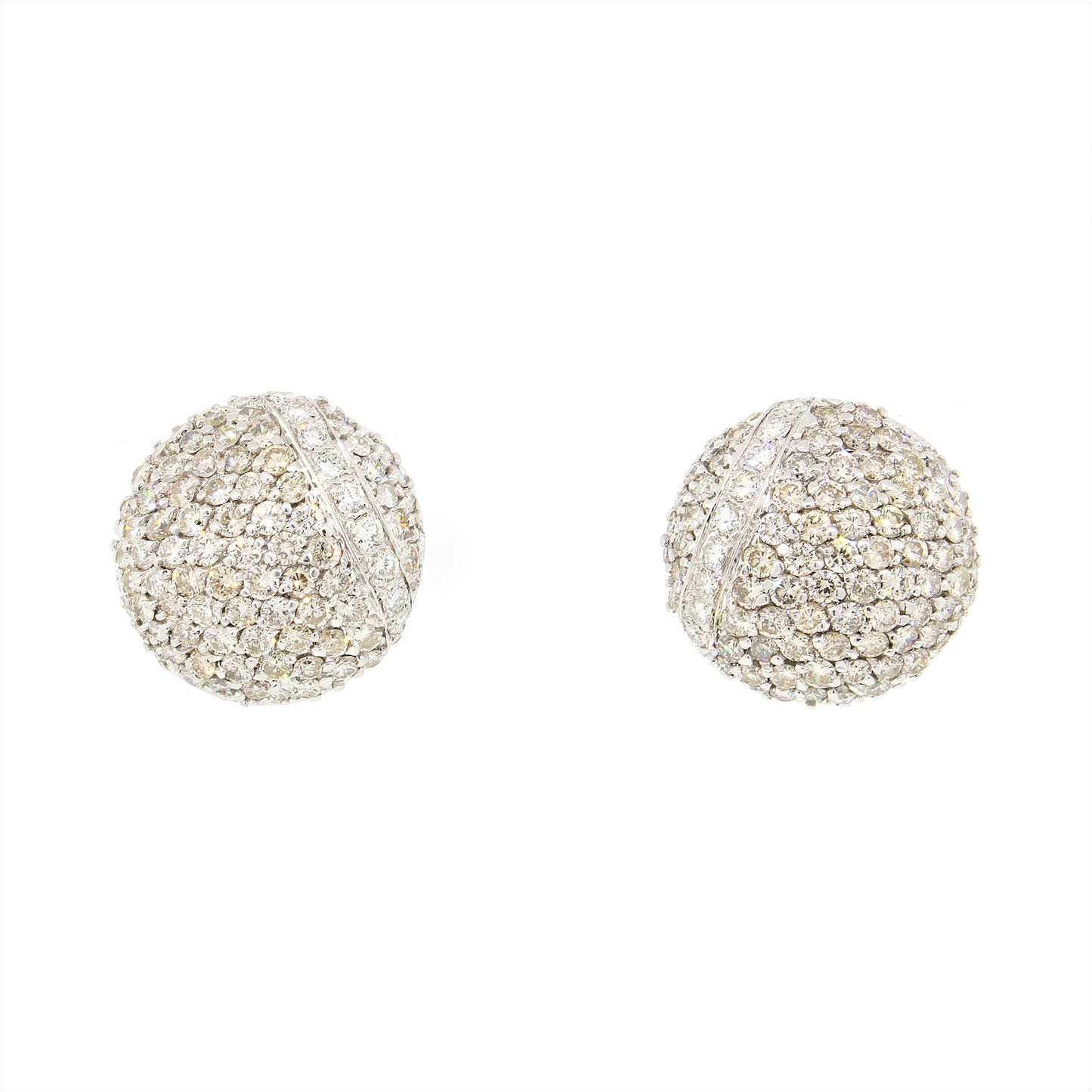 Load image into Gallery viewer, Diamond Button Earrings
