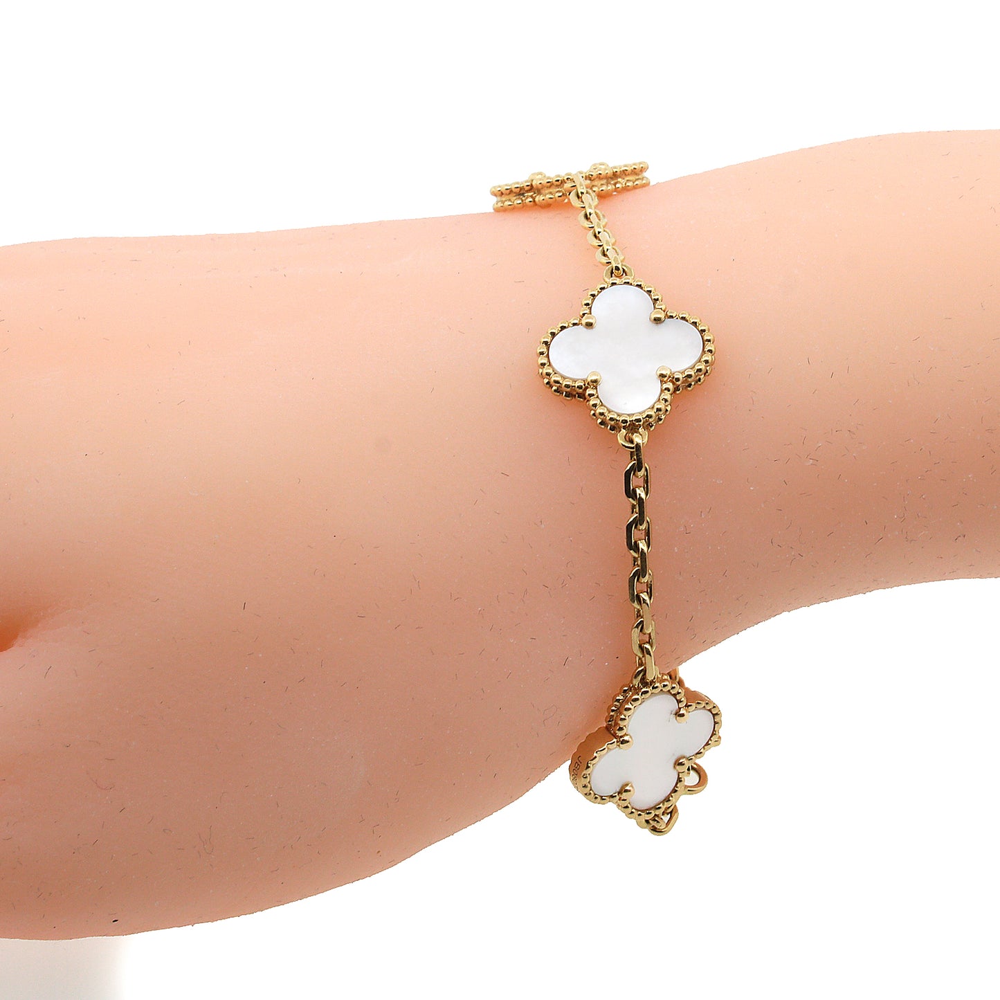 RARE! Louis Vuitton V Motif Gold Pearl Bracelet  Pearl bracelet, Gold pearl  bracelet, Louis vuitton