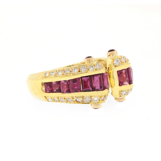 Ruby and Diamond Estate Ring