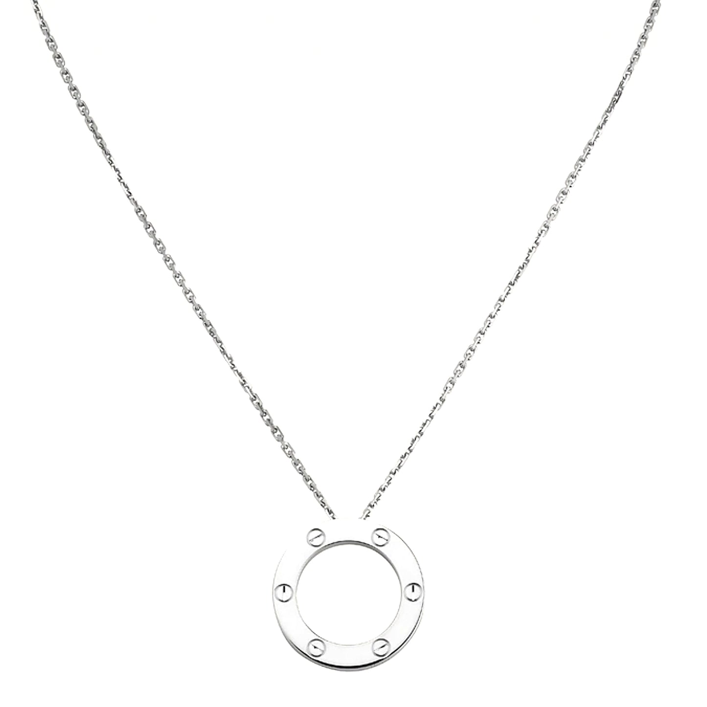 Pre-Owned Cartier Love Necklace - 18k White Gold –