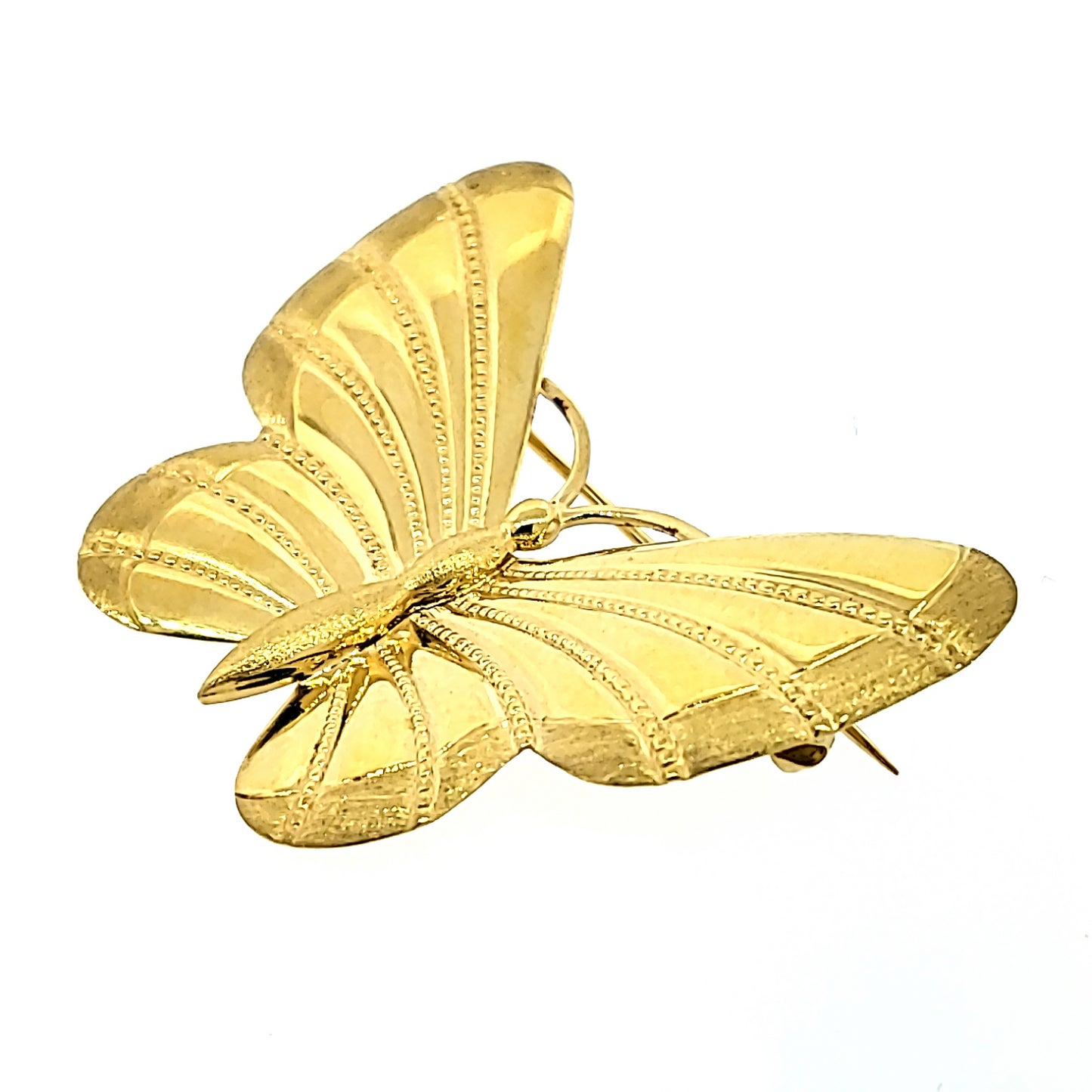 Butterfly Gold Pin