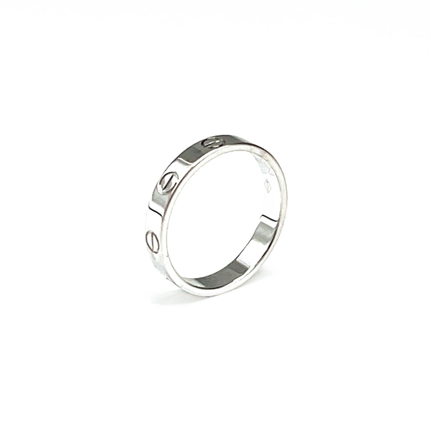 Load image into Gallery viewer, Cartier Love Wedding Band - 18 kt White Gold
