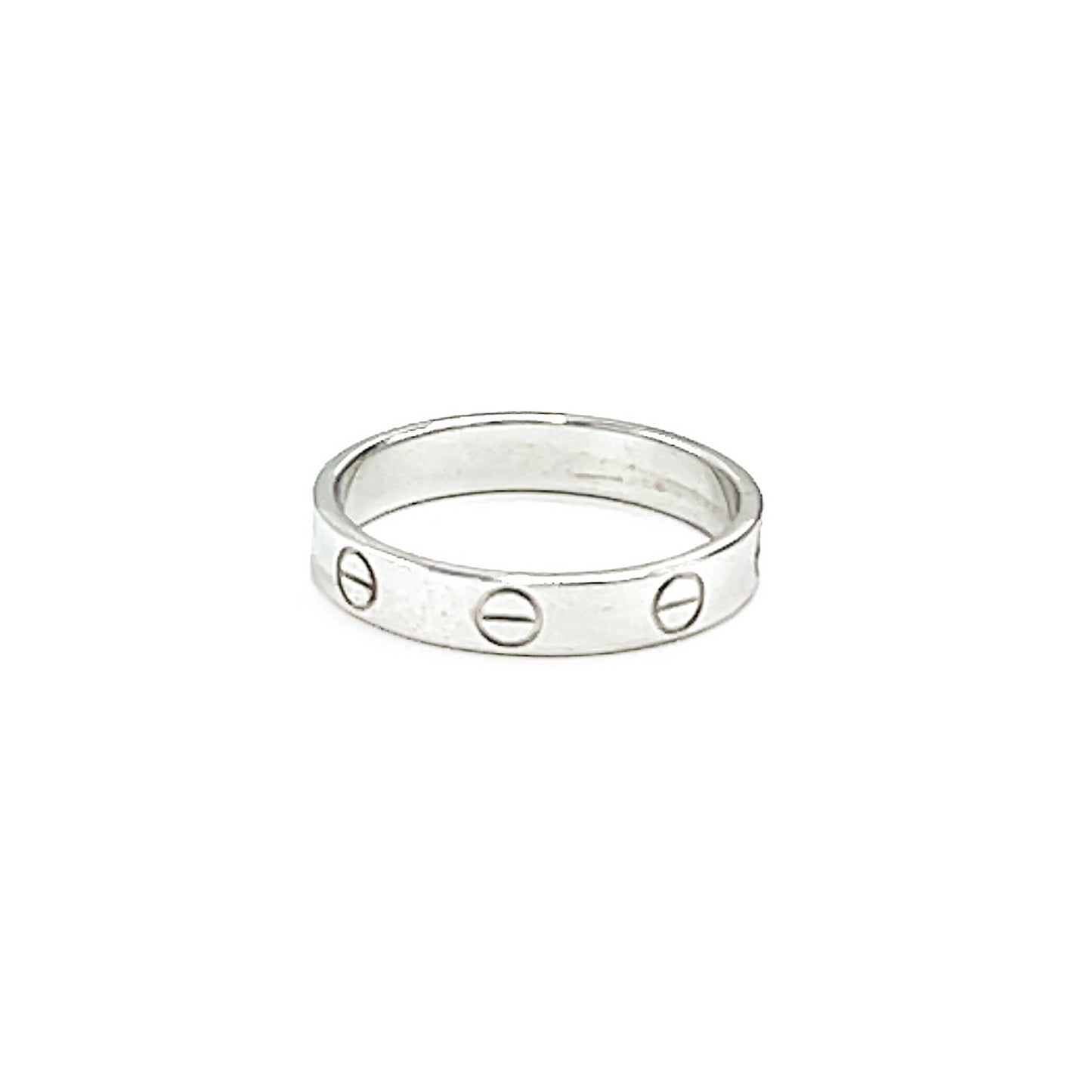 Load image into Gallery viewer, Cartier Love Wedding Band - 18 kt White Gold
