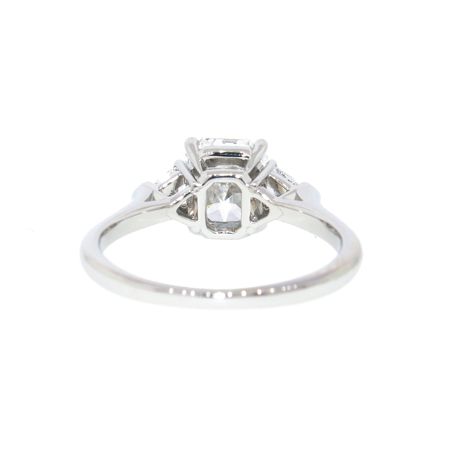 HRR480 Crossover Solitaire Diamond Ring | Shining Diamonds®