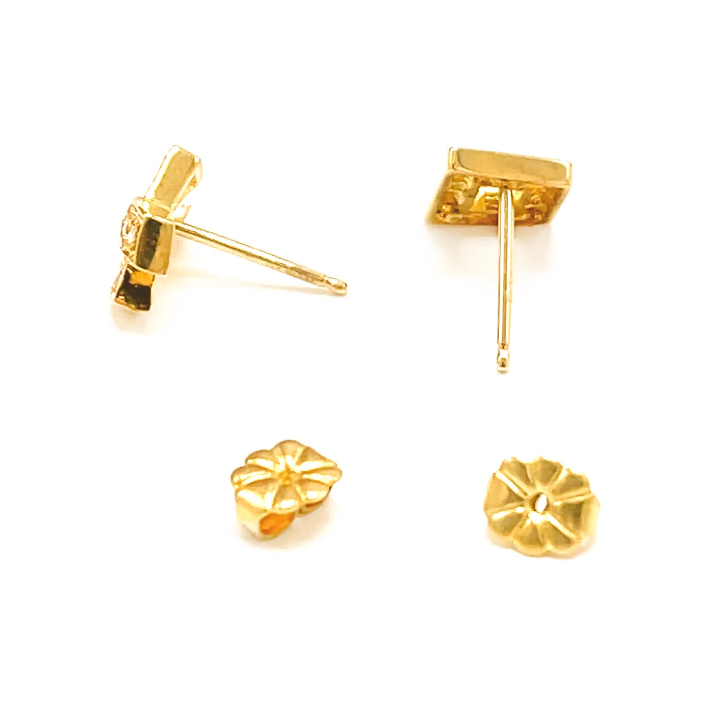 Small XO Love Diamond Stud Earrings