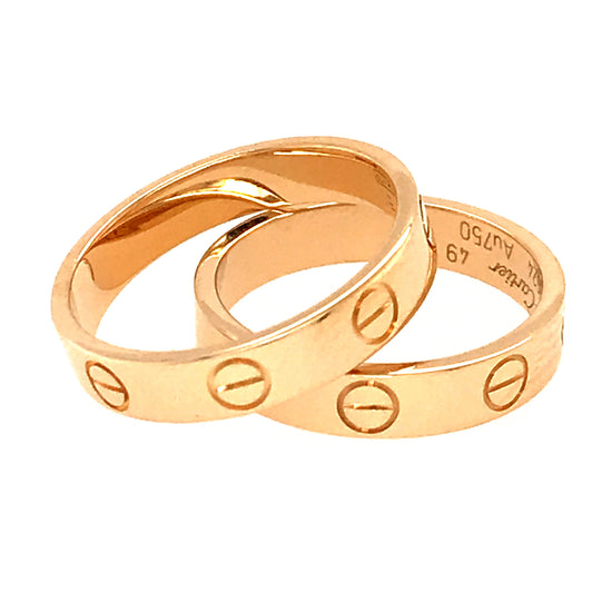 Cartier Love Wedding Band Ring Size EU 49