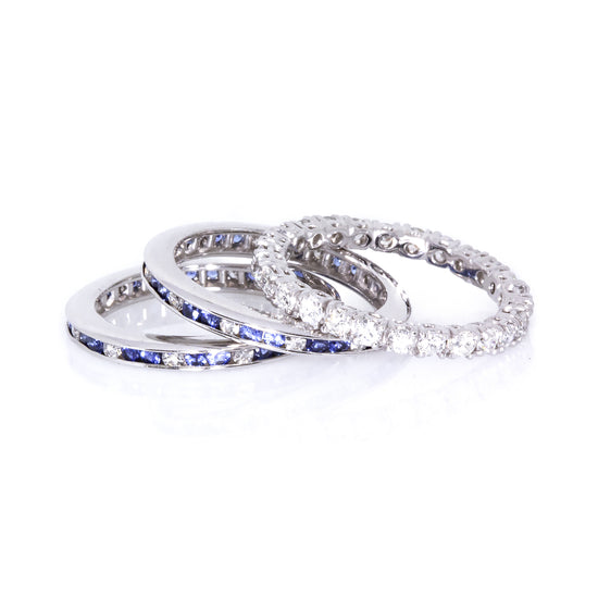 Eternity Bands - Diamonds and Other Gemstones