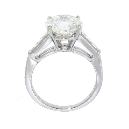 Load image into Gallery viewer, GIA Certified 4.03 carats Round Brilliant Diamond Engagement Ring
