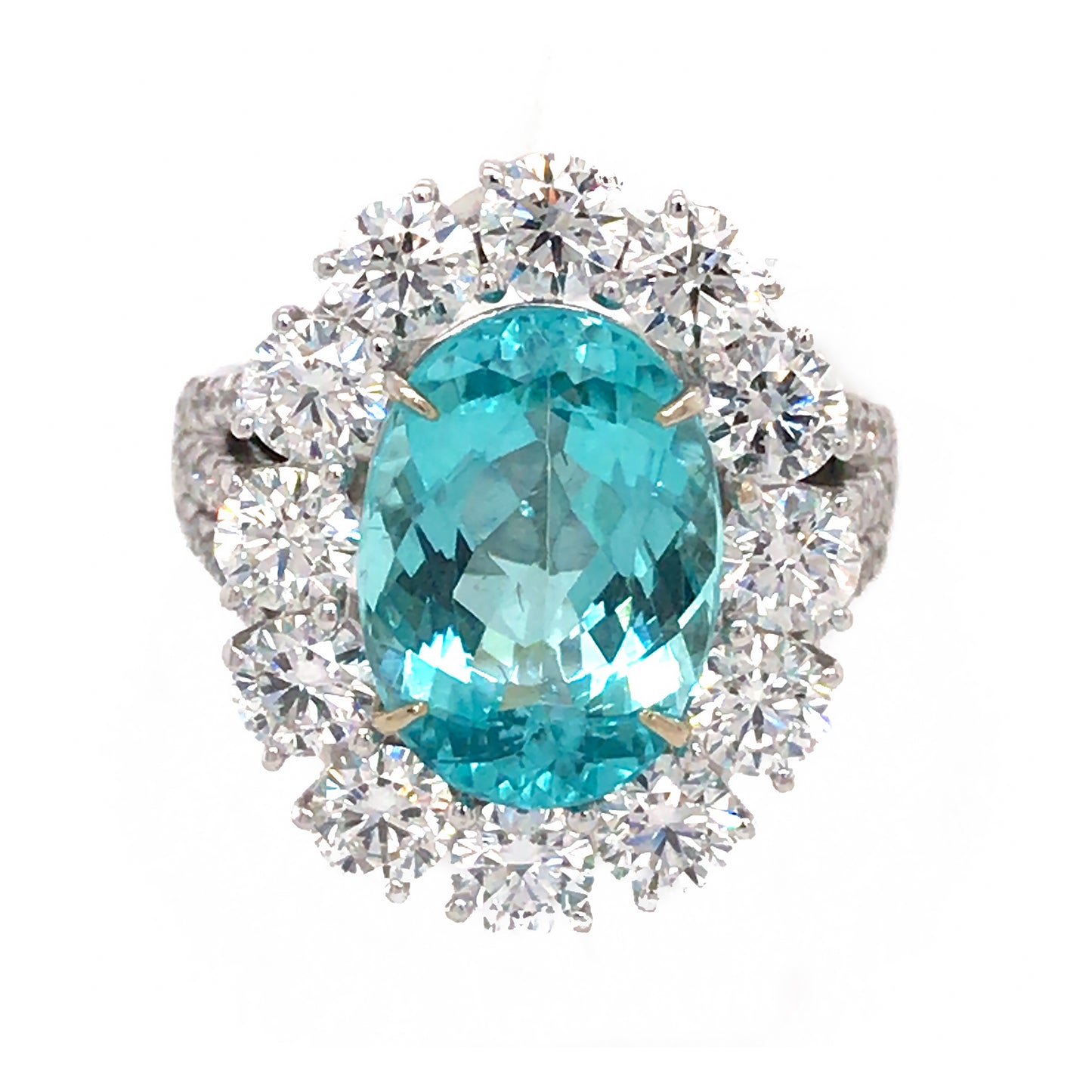 Load image into Gallery viewer, Spectacular Rare Blue Paraiba Tourmaline Ring
