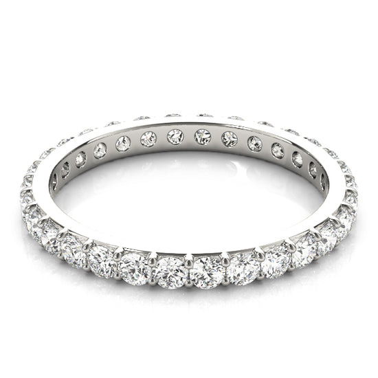 Classic Diamond Eternity Wedding Band - 0.85 Carat Ring Size 6.75
