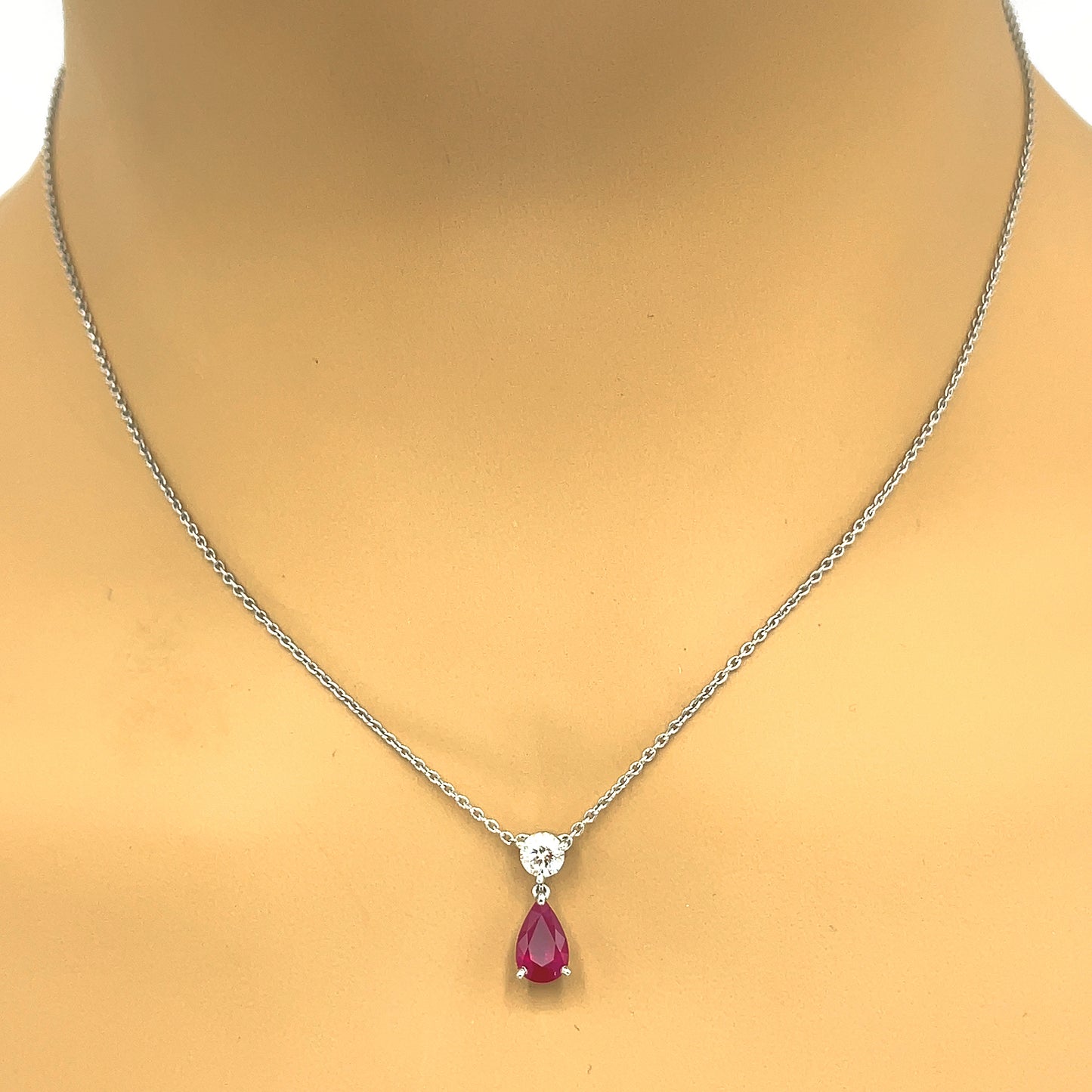 Pink Sapphire and Diamond Necklace by AVAKIAN