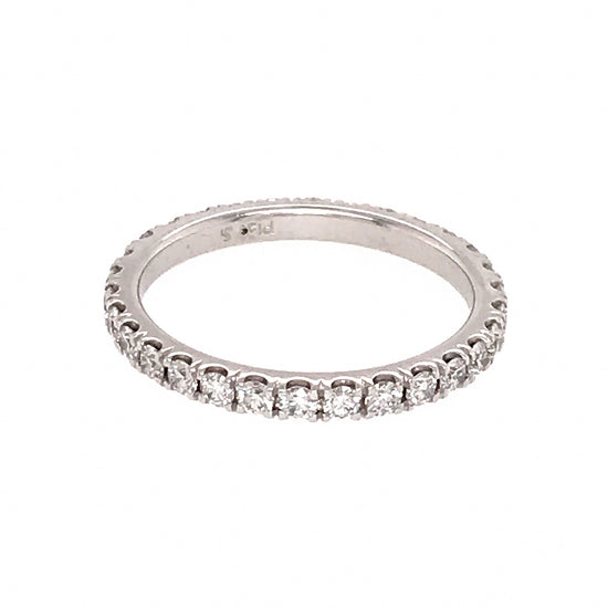 Load image into Gallery viewer, Sweet Platinum Diamond Eternity Band Ring
